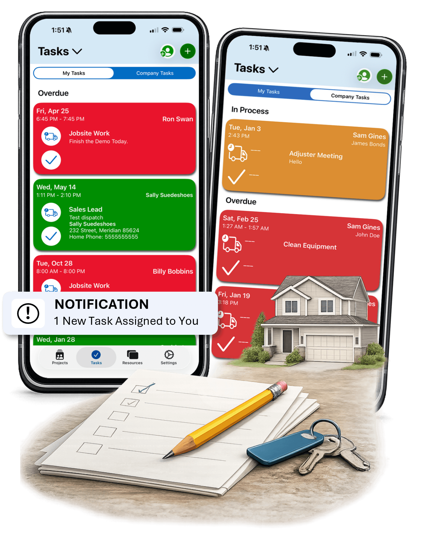 Restoration Dry Log Software | Photos